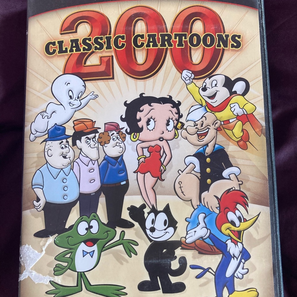 200 Classic Cartoons DVD